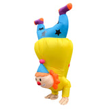 Handstand Payaso Anime Traje Inflable Disfraz de Mascota para Adultos Carnaval Vacaciones Accesorios