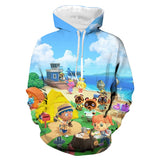 Videojuego Animal Crossing Bosque de Los Animales Tops Sudadera con Capucha para Adulto