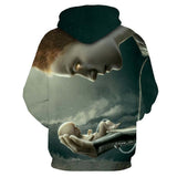 Raised by Wolves Cosplay Sudadera Estampada con Capucha Ropa Casual Unisex