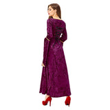 Medieval Renacimiento Vestido de Lujo con Cuello Cuadrado Halloween Vestido para Adultos Femenino
