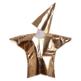 Estrella de Oro Brillante Disfraz Halloween Cosplay para Niños