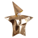 Estrella de Oro Brillante Disfraz Halloween Cosplay para Niños