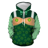St. Patrick’s Day Día de San Patricio Sudadera de Parodia con Capucha para Adultos Unisex