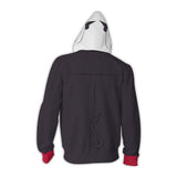 Lucifer Cosplay Sudadera Videojuego Helltaker Sudadera Estampada con Cremallera Unisex