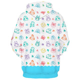 Videojuego Bosque de Los Animales Animal Crossing Sudadera de Manga Larga Sudadera con Capucha Unisex