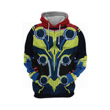 Película Thor: Love and Thunder Sudadera Cosplay Navidad Fiesta 3D Impreso Casual