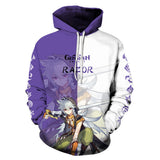 Juego Genshin Impact Sudadera Cosplay Halloween Disfraz Carnaval Traje 3D Impreso