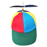 Arcoiris Sombrero de Hélice Sombrero Ajustable Accesorios
