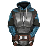 Película Star Wars Bo-Katan Kryze Sudadera Cosplay Navidad Fiesta 3D Impreso Casual