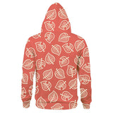 Isabelle Cosplay Sudadera Animal Crossing Bosque de Los Animales Sudadera con Cremallera Unisex