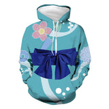 Anime Demon Slayer Inosuke Sudadera Cosplay Navidad Fiesta 3D Impreso Casual