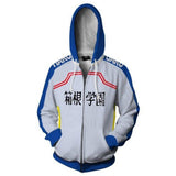 HAKOGAKU Cosplay Sudadera Yowamushi Pedal Sudadera Estampada con Cremallera Unisex