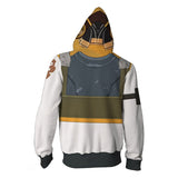 Valorant Raze Cosplay Sudadera con 3D Impreso Sudadera con Cremallera y Capucha Unisex