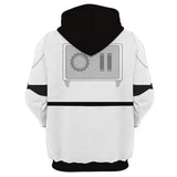 La Guerra de Las Galaxias Star Wars Cosplay Sudadera de Manga Larga Sudadera Casual con Capucha Unisex