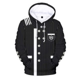 Saihara Shuichi Cosplay Sudadera Danganronpa V3: Killing Harmony Sudadera Estampada con Capucha Unisex