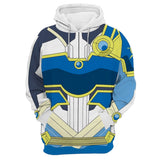 Asada Shino Cosplay Sudadera Sword Art Online Alicization War of Underworld Sudadera Estampada con Capucha Unisex