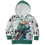 One Piece Roronoa Zoro Niños Cosplay Sudadera Con Capucha Impreso 3D Sudadera De Calle De Fiesta Sudadera General