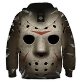 Friday the 13th Jason Voorhees Cosplay Sudadera con Capucha Ropa Casual para Niños
