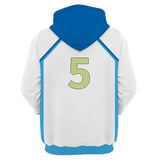 Korai Hoshiumi Cosplay Sudadera Haikyuu!! Sudadera Estampada con Capucha Unisex
