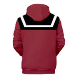 Maki Harukawa Cosplay Sudadera Danganronpa V3: Killing Harmony Sudadera Estampada con Capucha Unisex