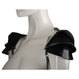 Knights Espaldera de Cuero Artificial Arnés para el Pecho del Cuerpo Protector de Hombro Accesorios