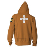 Shinra Kusakabe Cosplay Sudadera Fire Force Sudadera con Capucha y Cremallera Unisex