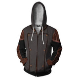 Avatar: La Leyenda de Aang Avatar: The Last Airbender Amon Cosplay Sudadera con Cremallera y Capucha Unisex