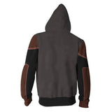 Avatar: La Leyenda de Aang Avatar: The Last Airbender Amon Cosplay Sudadera con Cremallera y Capucha Unisex