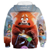 Anime Turning Red Niños Sudadera Cosplay Navidad Fiesta 3D Impreso Casual
