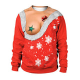 Suéter Feo de Navidad Sudadera de Vacaciones o de Navidad Tops para Otoño o Invierno Unisex