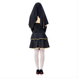 Halloween Disfraz Pastor Virgen María Hermana Juego de Roles Vestido Conjunto para Adultos Femenino