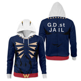 Anime JoJo's Bizarre Adventure Stone Ocean Pronóstico del tiempo Cosplay Sudadera Navidad Fiesta 3D Impreso Casual