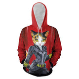 Película Gato series Sudadera Cosplay Navidad Fiesta 3D Impreso chaqueta