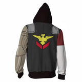 Anime Cowboy Bebop Jet Black Sudadera Cosplay Navidad Fiesta 3D Impreso chaqueta