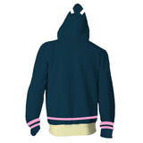 Danganronpa Nanami ChiaKi Cosplay Sudadera Estampada con Cremallera y Capucha Unisex