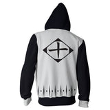 Anime Bleach Hitsugaya Toushirou Sudadera Cosplay Navidad Fiesta 3D Impreso Casual