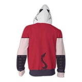 Zdrada Cosplay Sudadera Videojuego Helltaker Sudadera Estampada con Cremallera Unisex
