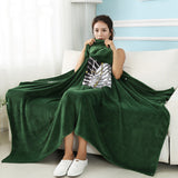 Attack on Titan Shingeki No Kyojin Survey Corps Capa Franela Cosplay Manta