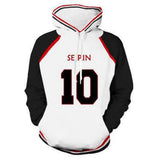 Kagami Taiga Cosplay Sudadera Kuroko's Basketball 3D Impreso Sudadera con Capucha Unisex
