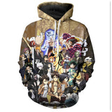 Personajes de Dibujos Animados Sudadera Cosplay Navidad Fiesta 3D Impreso chaqueta