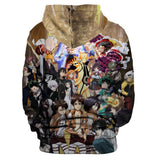 Personajes de Dibujos Animados Sudadera Cosplay Navidad Fiesta 3D Impreso chaqueta