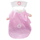 Halloween Mascota Cosplay Traje Vertical Enfermera Rosa Gato & Perro Ropa para Mascota