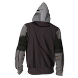 La Guerra de Las Galaxias Star Wars The Mandalorian Cosplay Sudadera Estampada con Cremallera Unisex