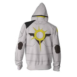 Valorant Phoenix Cosplay Sudadera con 3D Impreso Sudadera con Cremallera y Capucha Unisex