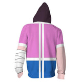Danganronpa Mikan Tsumiki Cosplay Sudadera Estampada con Cremallera y Capucha Unisex