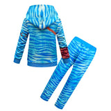 Avatar Jake Sully NiñosTraje De Cosplay Sudadera Con Capucha Y Pantalones Conjunto De Disfraces De Carnaval Halloween Fiesta