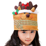 Dibujos Animados Sombrero Lindo de Navidad Muñeco de Nieve Decoración para Niños Adultos