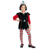 Duende Elf Cosplay Disfraz de Navidad o Halloween Traje de Fiesta para Niños