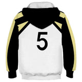 Akaashi Keiji Cosplay Sudadera Haikyuu!! Sudadera Estampada con Capucha para Niños