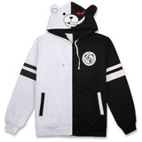 Danganronpa Monokuma Cosplay Sudadera con Manga Larga Sudadera Casual con Capucha Unisex